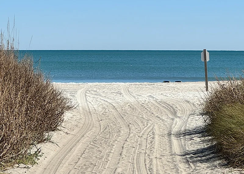 Beach Access from Lakewood Camping Resort