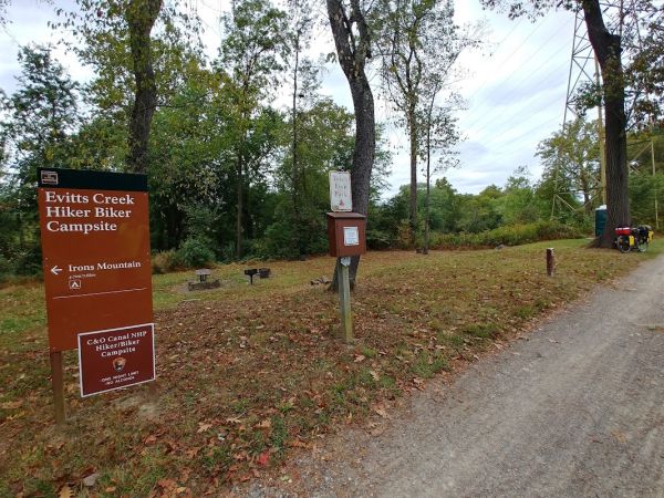Evitts Creek Hiker / Biker Campsite