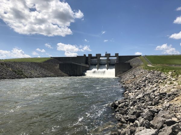 ALUM CREEK BELOW DAM AREA