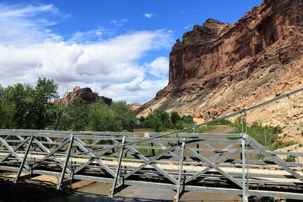 San Rafael Swinging Bridge Campground