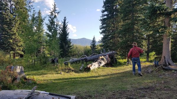 Upper Slough Creek Stock Camp - South