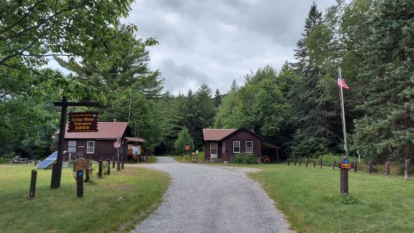 Cedar Lakes Dam campsite